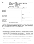 Form Adv-40 - Business Personal Property Return Printable pdf