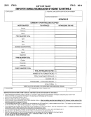 Form Fw-3 - Employer's Annual Reconciliation Of Income Tax Withheld - City Of Flint - 2011
