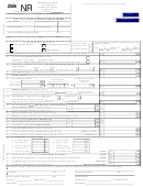 Form 200-02 - Delaware Individual Non-resident Income Tax Return - 2006