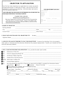 Form 611 - Objection To Application 2008
