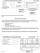 Form W-3 - Employer's Return Of Tax Withheld - City Of Ravenna