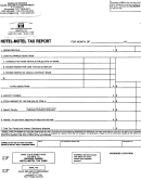 Hotel-motel Tax Report Form Louisiana - Sales And Use Tax Department