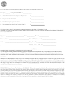 Form D1-B - Dayton Business Declaration Of Estimated Tax Printable pdf
