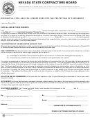 Residential Pool And Spa License Bond For The Protection Of Consumers - 2005