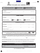 Form Uia 1925 - Request For Name And/or Address Change - 2007
