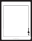 Black And White Border Template