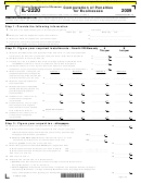 Fillable Form Il-2220 - Computation Of Penalties For Businesses - 2009 Printable pdf