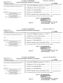 Form Pw1 - Employer's Quarterly Return Of Tax Withheld - Division Of Taxation Village Of Walbridge