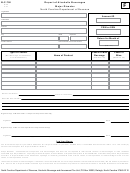 Form B-c-750 - Report Of Alcoholic Beverages - Major Disaster