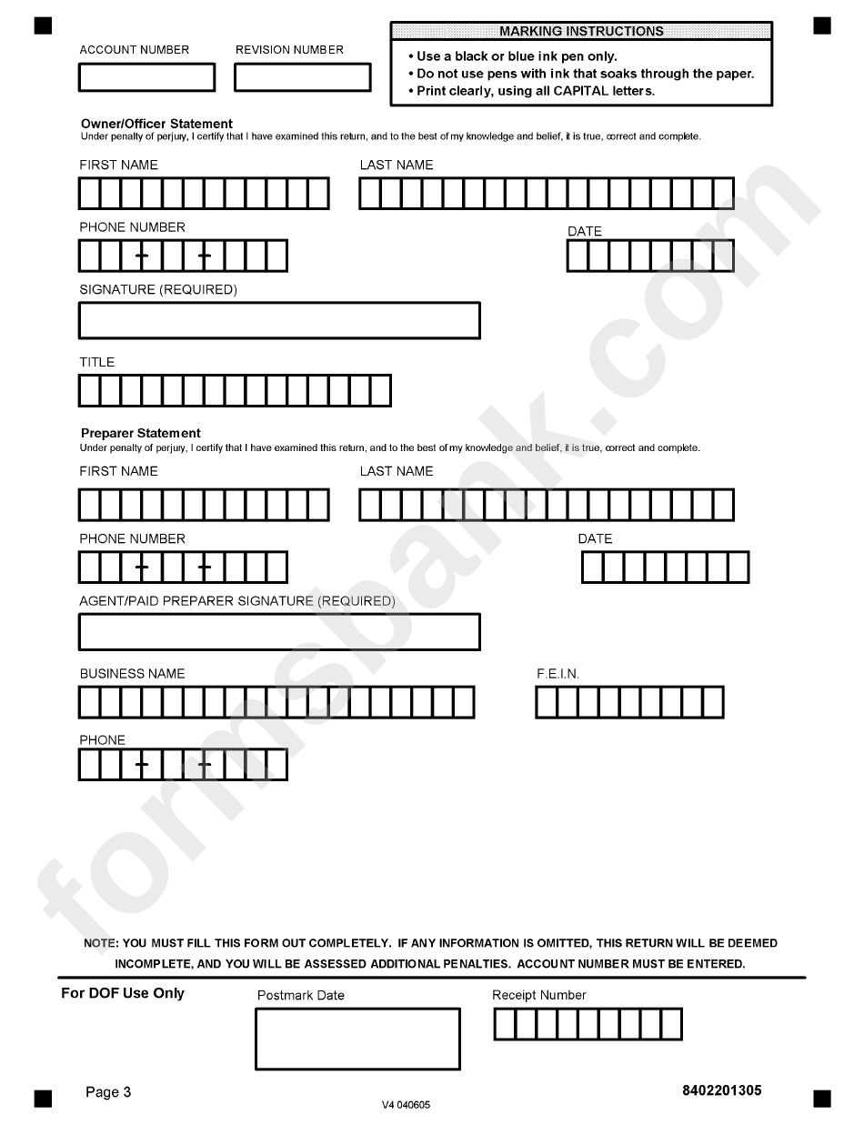 Form 8402co - Nontitled Personal Property Use Tax