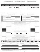 Income Tax Return Form - Springfield Income Tax Division - 2005