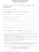 Freedom Of Information Form