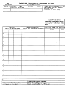 Form Ct Uc-5r - Employee Quarterly Earnings Report 2006