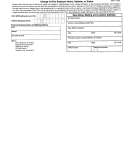 Change Of Ohio Employer Name, Adress, Of Status Form - 2000