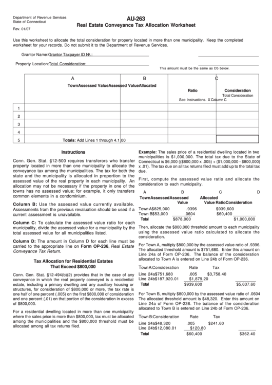 real estate conveyance form