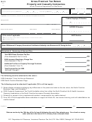 Form Ib-33 - Gross Premium Tax Return Property And Casualty Companies - 2010