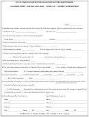 Form Cq-07 - City Of Canfield Contractors & Sub-contractors Questionnaire