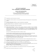 Instructions For City Of Flagstaff Transaction Privilege (Sales) Tax Return Printable pdf