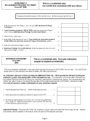 Form Npt, Worksheet K - Business Privilege Tax Credit Form 2000