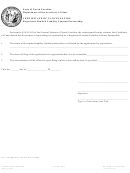 Form Lllp-03 - Certificate Of Cancellation For Limited Liability Limited Partnership