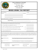 Mixed Drink Tax Report