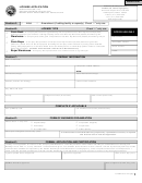 State Form 20313 - License Application