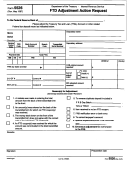 Form 5526 - Ftd Adjustment Action Request May 1987