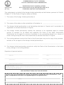 Form Lpa-73.58 - Certificate Of Cancellation Of A Certificate Of Registration As A Foreign Limited Partnership