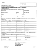 Form Ua-c - Child Ua College Savings Plan Withdrawal November 2005