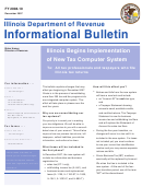 Informational Bulletin - Illinois Department Of Revenue - 2007