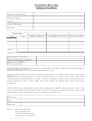 Admissions Tax Return Form - City Of Rocky River, Ohio