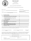 Local Tax On Food And Beverage Form - Town Of Luray