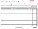 Form 621-dr - Schedule 1: Retail Marine Diesel Dealer Schedule Of Receipts