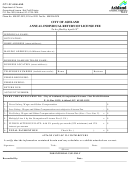 Form Olf-3 - Annual Individual Return Of License Fee