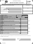 Form L-3022 - Import/payment Voucher Printable pdf