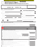 Fillable Form Il-990-T - Exempt Organization Income And Replacement Tax Return - 2015 Printable pdf
