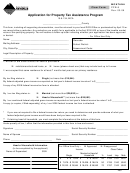 Form Ppb-8 - Application For Property Tax Assistance Program - 2009