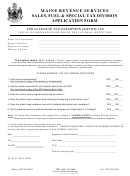 Form St-r-22 - For Sales/use Tax Exemption Certificate