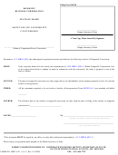 Form Mbca-20 - Articles Of Nonprofit Conversion 2004