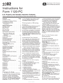 Instructions For Form 1120-pc - 2002