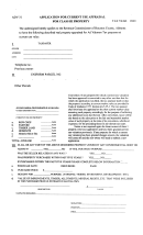 Form Adv-31 - Application For Current Use Appraisal For Class Iii Property 2000