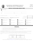 Form W-1 D - Monthly Withholding Deposit Form