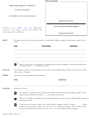 Form Mllc-10 - Certificate Of Merger