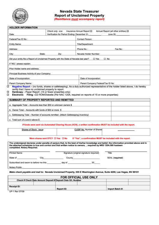 form-up-1-report-of-unclaimed-property-2009-printable-pdf-download