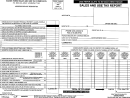 Sales And Use Tax Report - Sabine Parish, Louisiana