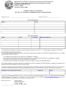 Form 08-638 - Limited Liability Company Notice Of Change Of Members And/or Managers 2009