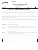 Form Rct-102 - Capital Stock Tax Manufacturing Exemption Schedule 2010 Printable pdf