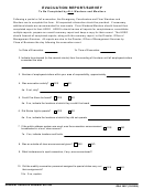 Form Gsa 3697 - Evacuation Report/survey 2009
