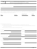 Fillable Form 866 - Agreement As To Final Determination Of Tax Liability Printable pdf