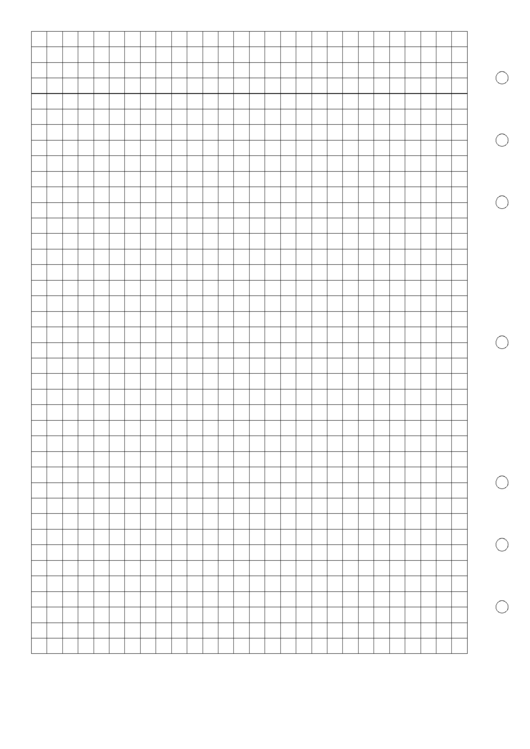 Grid Paper Notebook Template Printable pdf